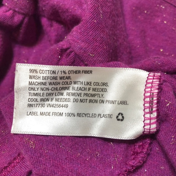 Circo Purple Top w/ Gold Sparkles - Picture 5 of 6